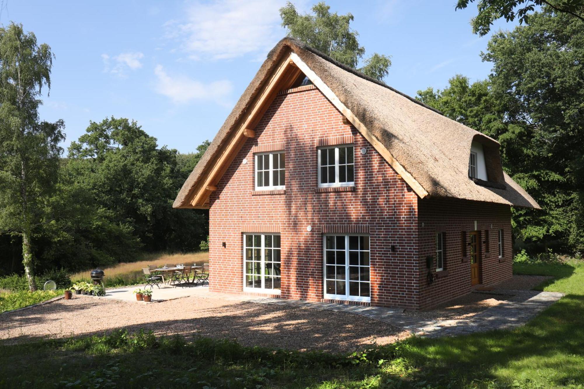 Reetdachhaus In Der Bremer Schweiz Extérieur photo