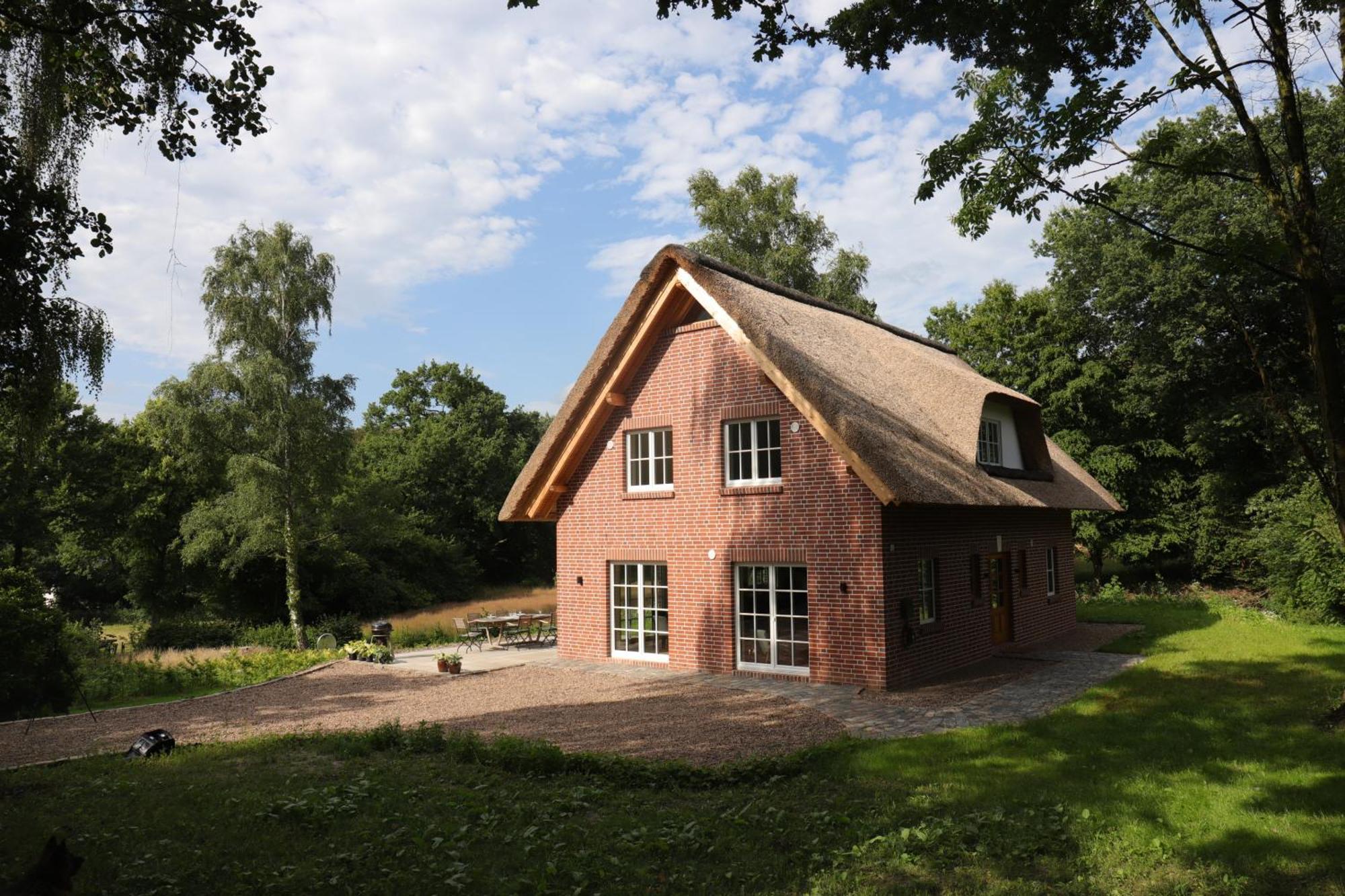 Reetdachhaus In Der Bremer Schweiz Extérieur photo