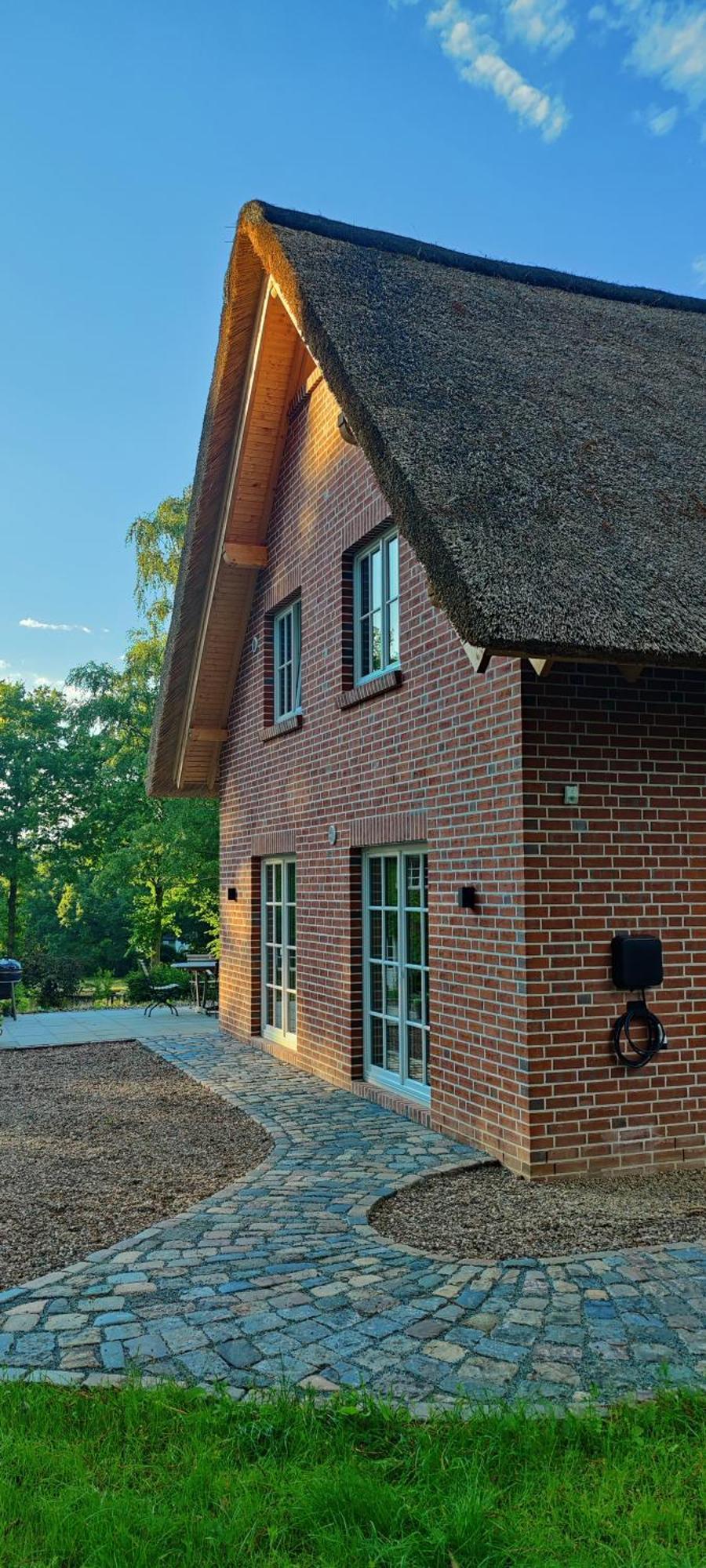 Reetdachhaus In Der Bremer Schweiz Extérieur photo